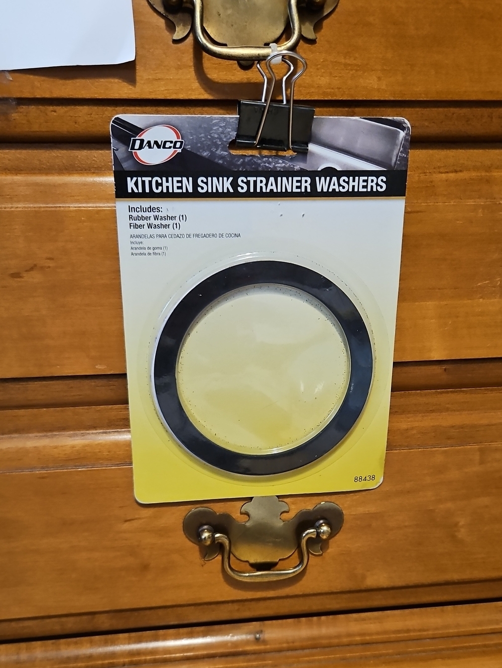 Danco 88438 Kitchen Sink Strainer Washers Includes 1 each Rubber & 1 each Fiber